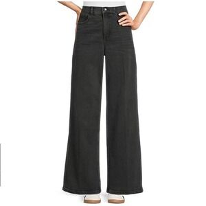 SPANX Authentic Stretch Wide Leg Jeans Niagara Wash Compression Medium New W Tag